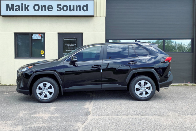Toyota 2022 RAV4 with professional window tint in North Bay